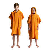 Kids' Towelling Poncho Changing Robe - Bitter Orange