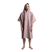 Men's Quick Dry Microfibre Poncho Changing Robe - Salty Pink