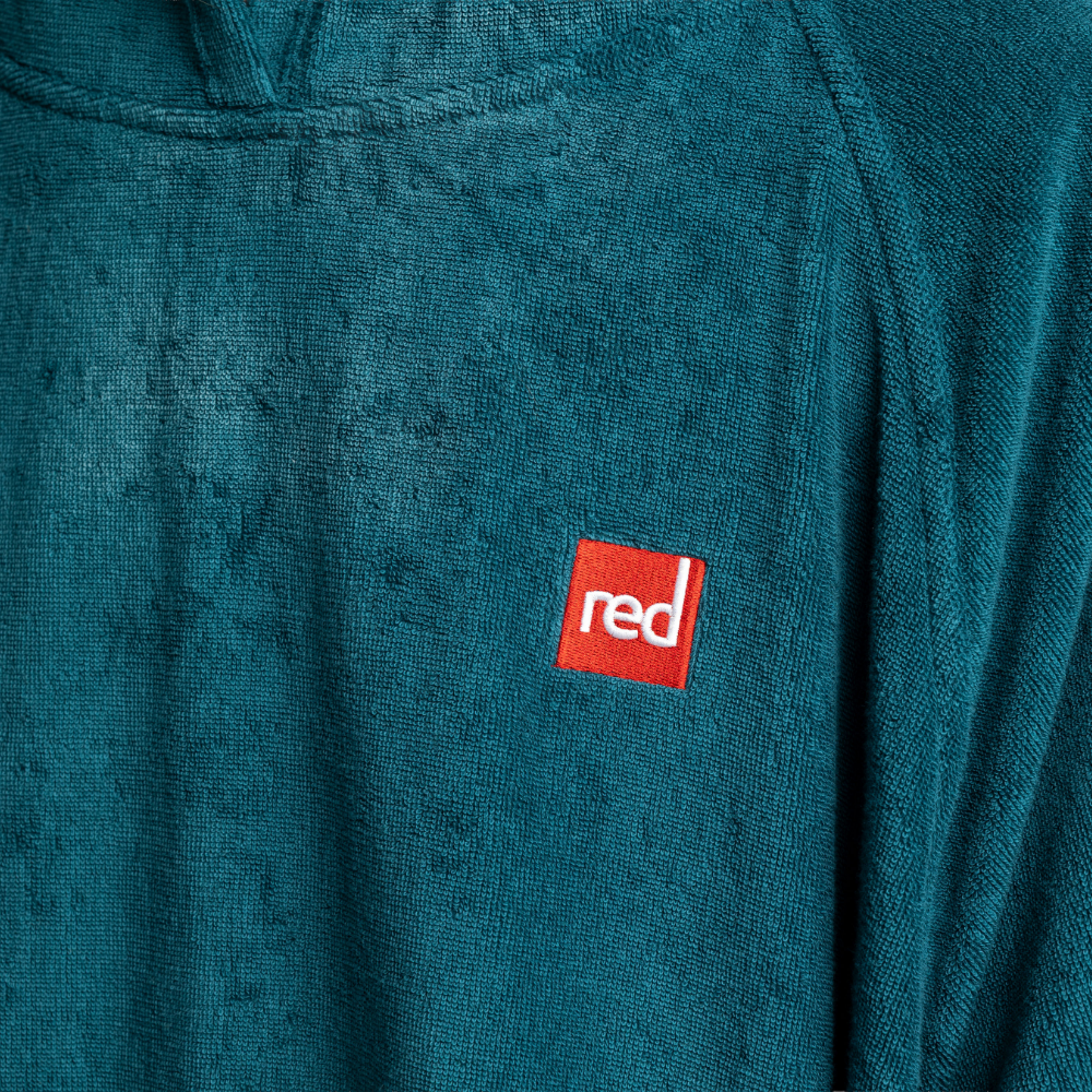Men's Towelling Poncho Changing Robe - Deep Teal