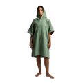 Women's Quick Dry Microfibre Poncho Changing Robe - Sage Green
