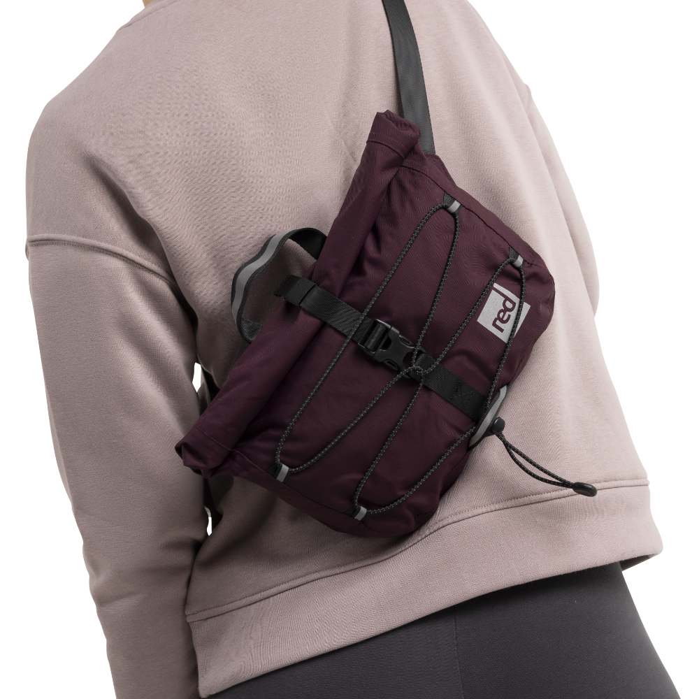 Lightweight Waterproof Crossbody Bag 7L - Rich Burgundy