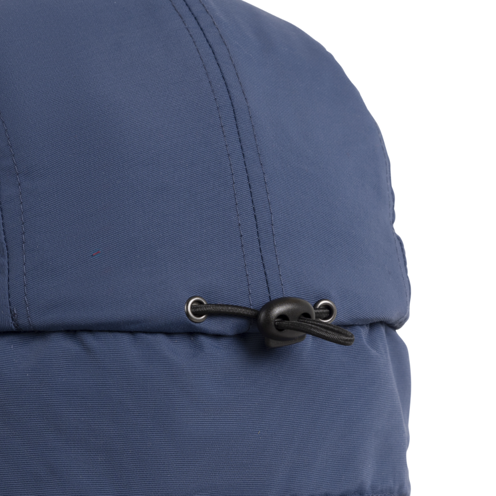 Fleece-Lined Peaked Trapper Hat - Admiral Blue