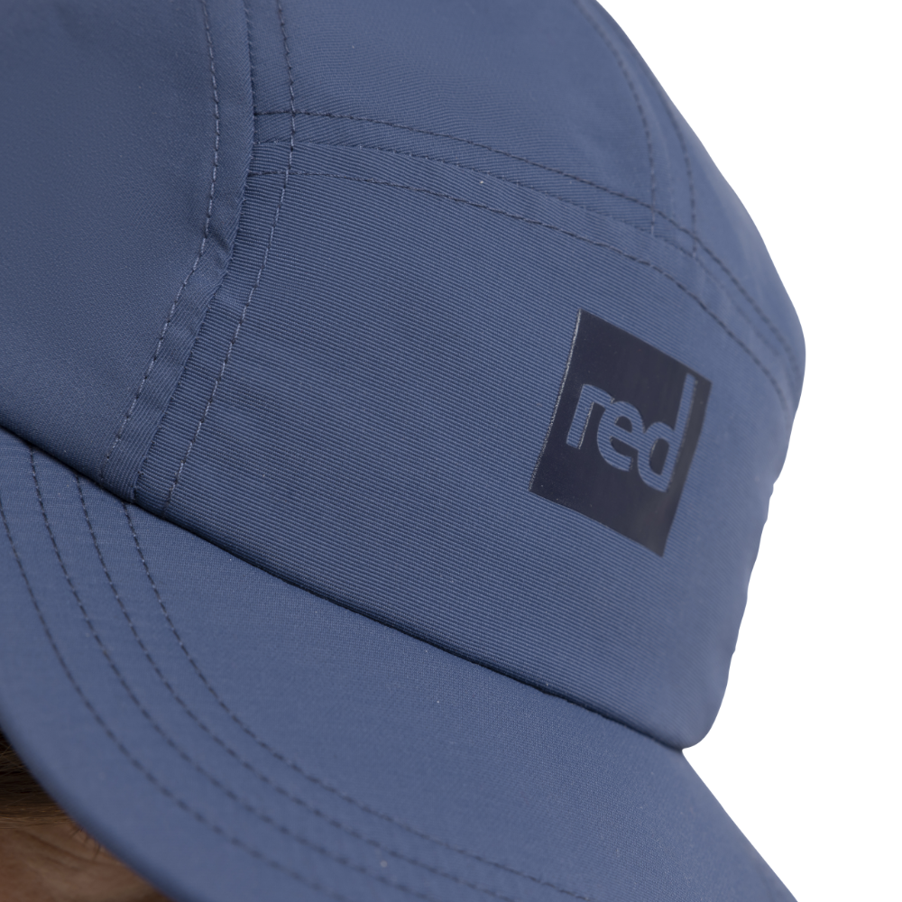 Fleece-Lined Peaked Trapper Hat - Admiral Blue