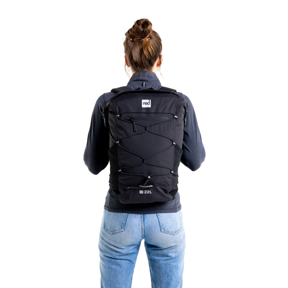Lightweight Waterproof Backpack 22L - Obsidian Black