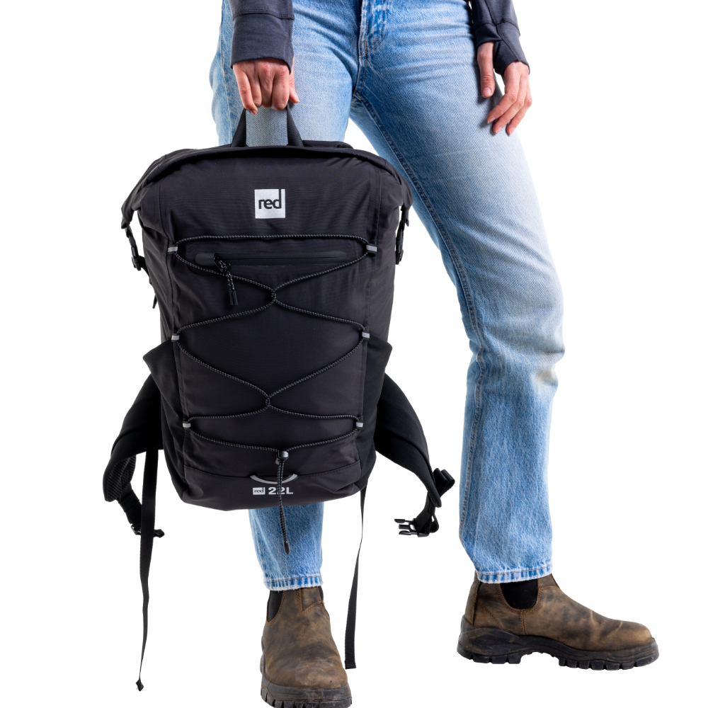 Lightweight Waterproof Backpack 22L - Obsidian Black