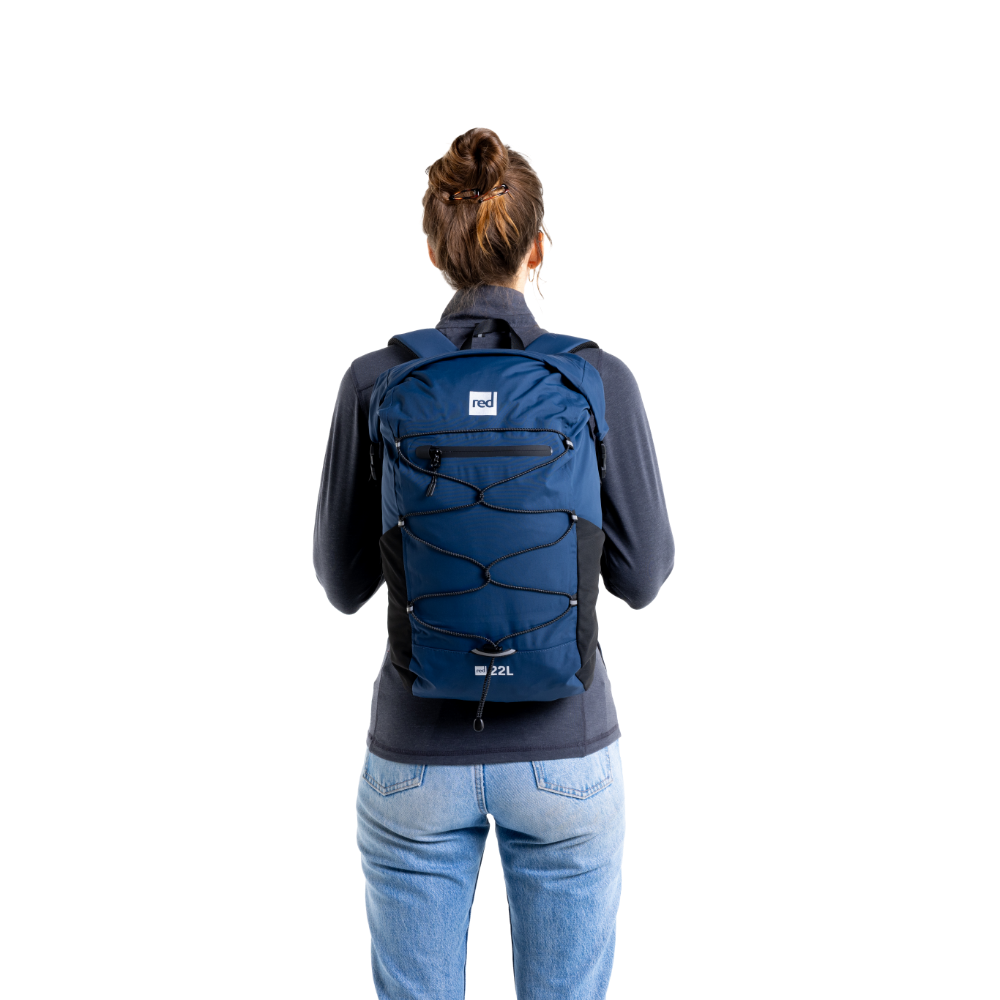 Lightweight Waterproof Backpack 22L - Ocean Blue