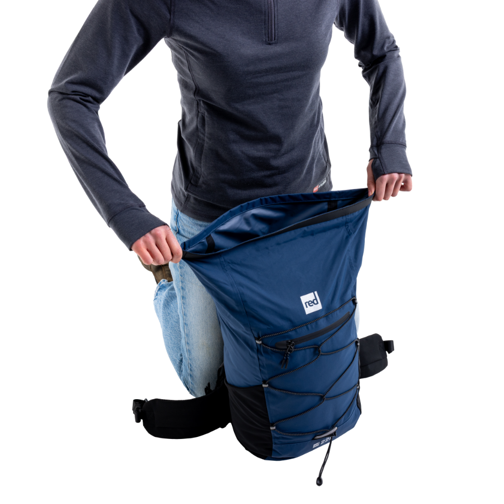 Lightweight Waterproof Backpack 22L - Ocean Blue