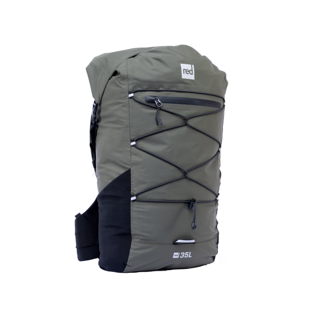 Red Paddle Co Lightweight Waterproof 35L Backpack - Olive Green Red Paddle Co Lightweight Waterproof 35L Backpack - Olive Green
