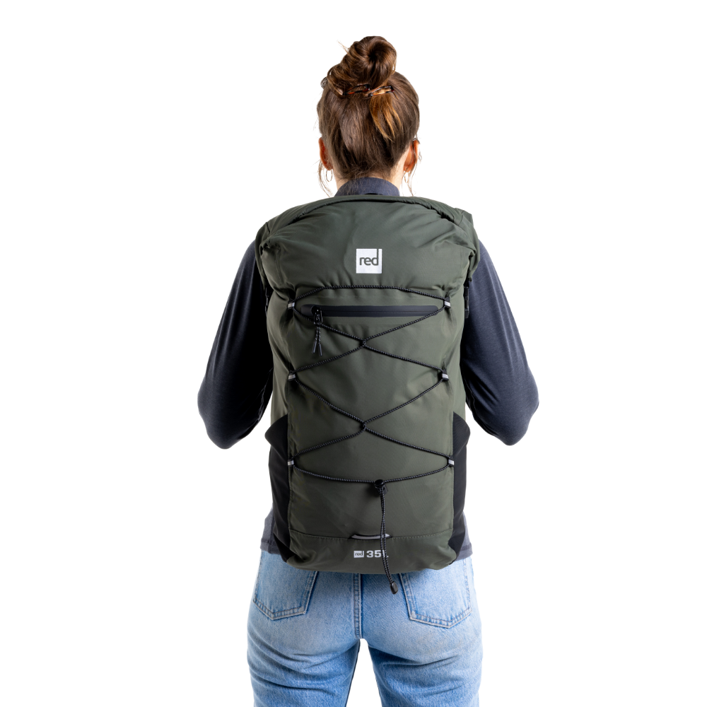 Lightweight Waterproof Backpack 35L - Olive Green