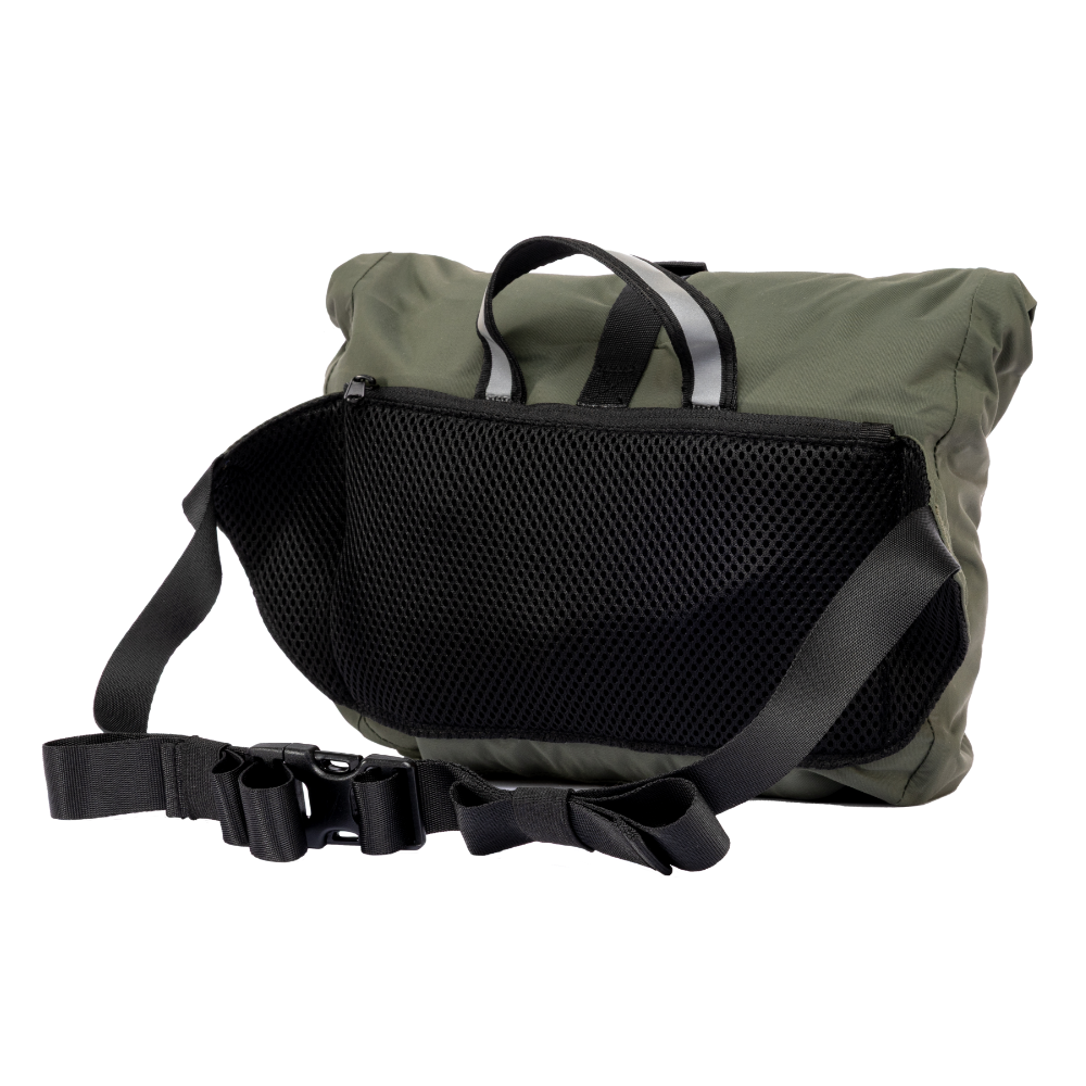 Lightweight Waterproof Crossbody Bag 7L - Olive Green