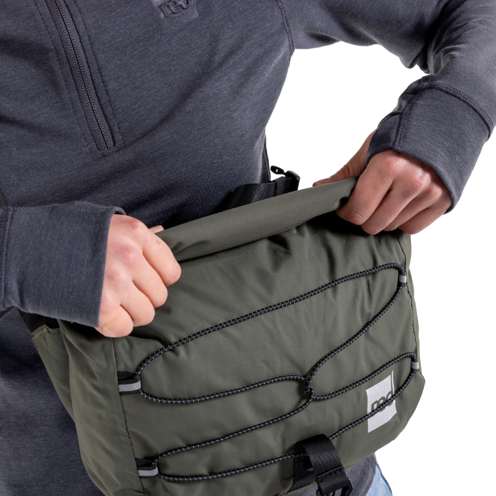 Lightweight Waterproof Crossbody Bag 7L - Olive Green