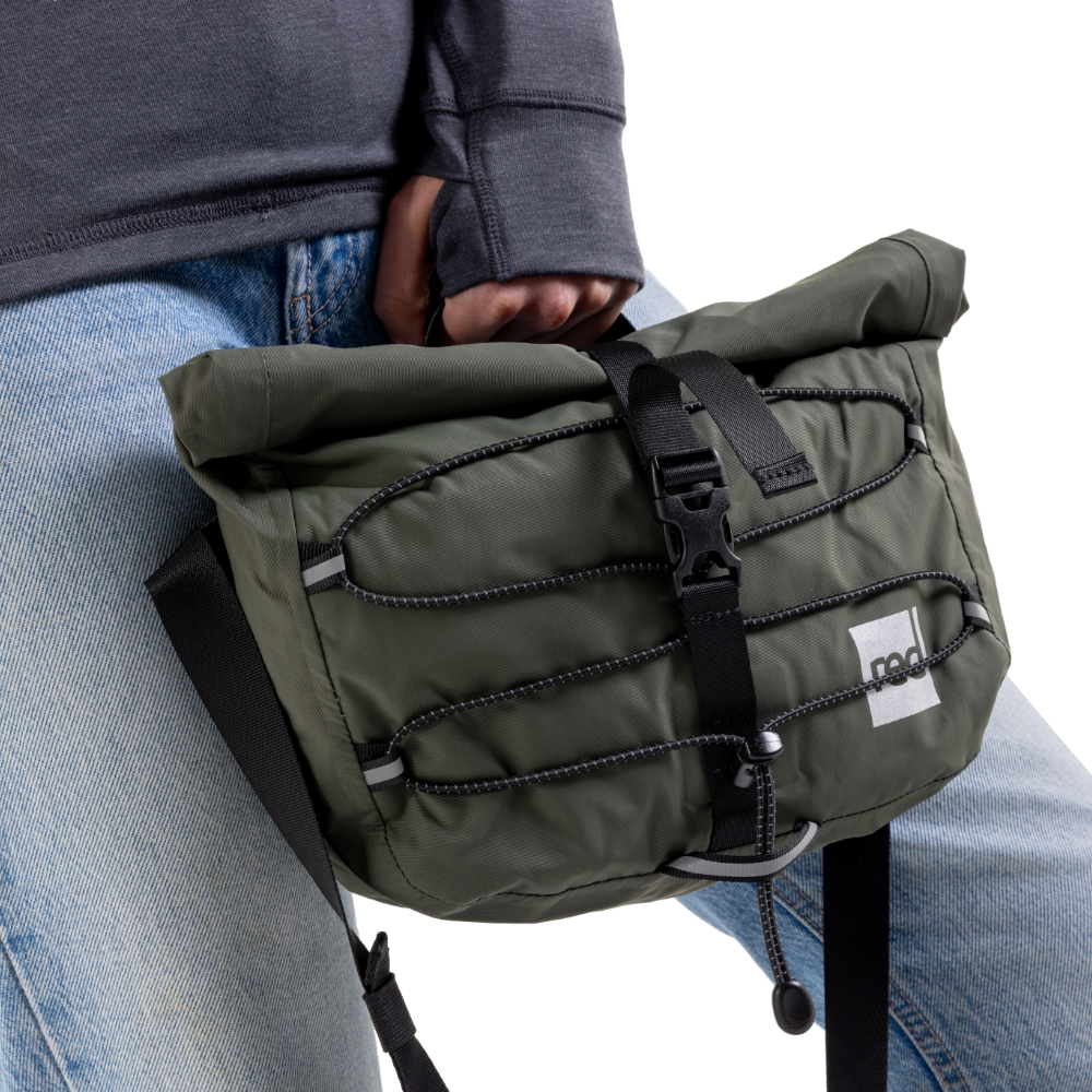 Lightweight Waterproof Crossbody Bag 7L - Olive Green