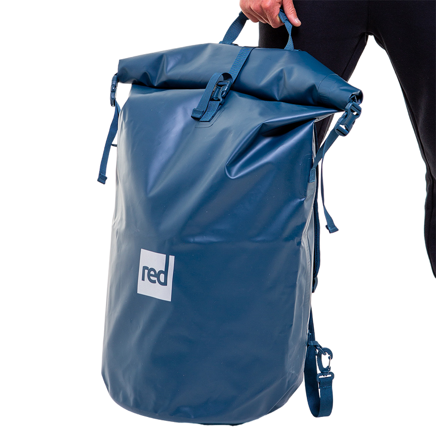 Waterproof Roll Top Dry Bag Backpack - Deep Blue