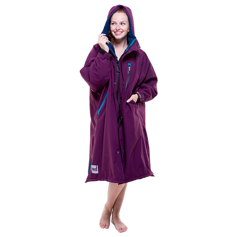 Women's Pro Change EVO Swim Parka - Mulberry Wine