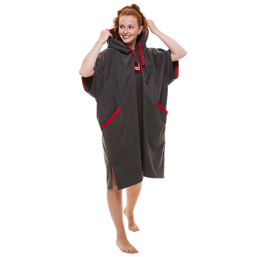 Women's Quick Dry Microfibre Changing Robe - Grey