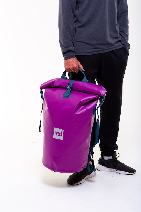 Waterproof Roll Top Dry Bag Backpack - Venture Purple