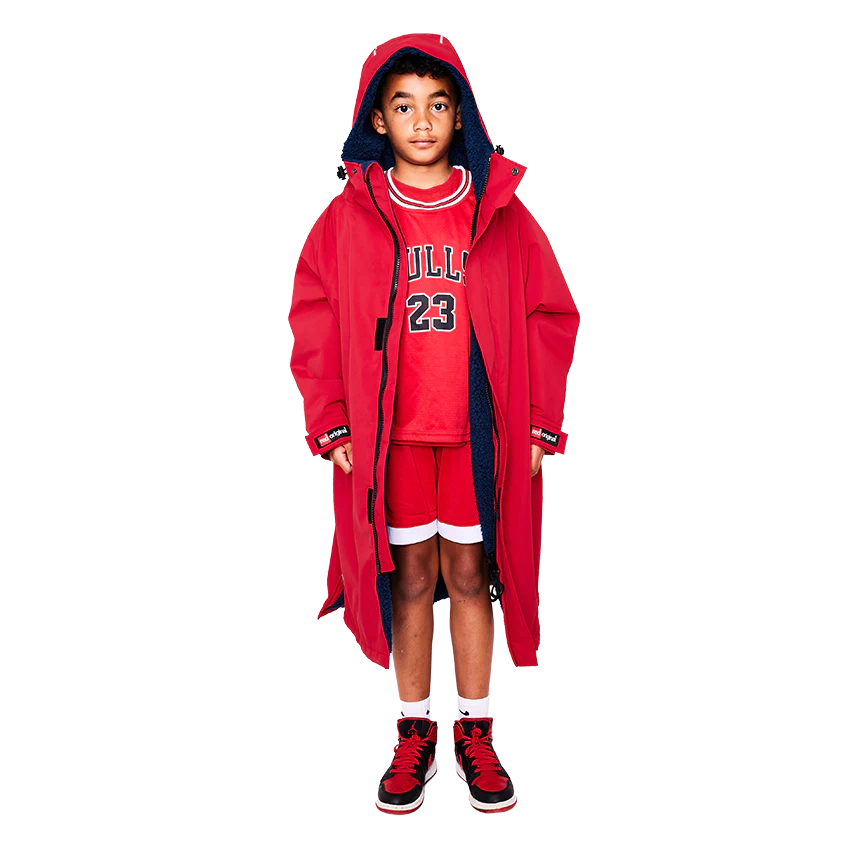 Kids Dry Pro Robe - Red