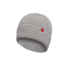 Eddy Recycled Polyester Beanie Hat - Light Grey