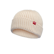 Flow Organic Cotton Beanie Hat - Stone