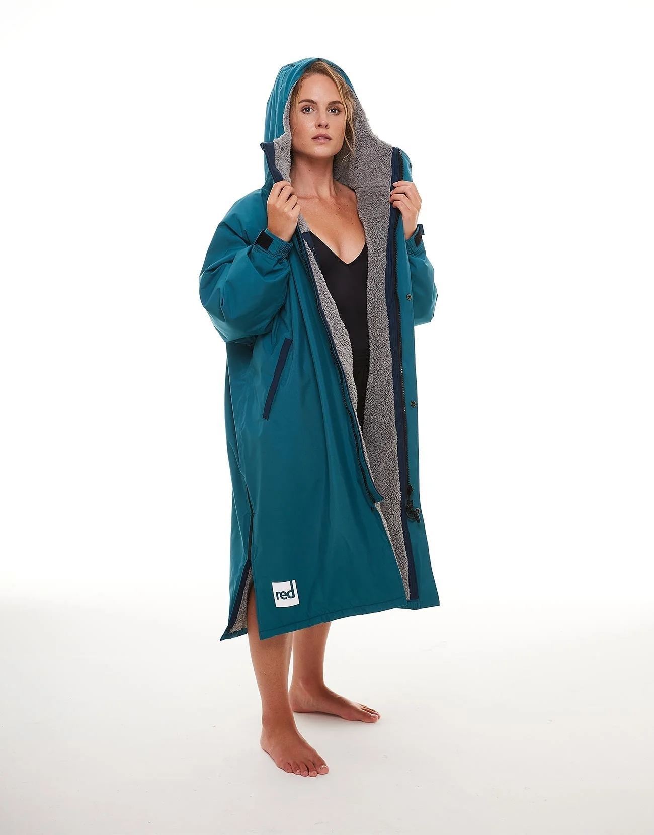 Women's Long Sleeve Pro Change Robe EVO - Teal