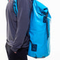 Waterproof Roll Top Dry Bag Backpack - Ride Blue